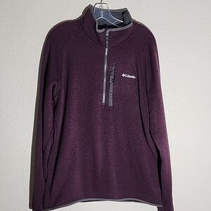 Columbia Sweater Womens Size XL Purple Pull Over